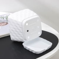 Горшок для цветов с поддоном &laquo;Классика&raquo;, 1 л, пластиковый, белый