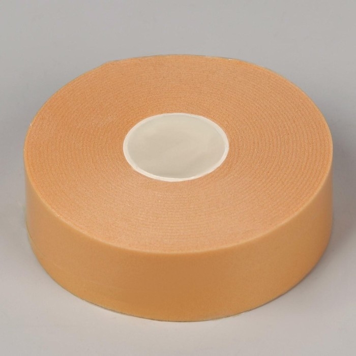 Поролоновая защитная лента на клеевой основе, 2,5 см &times; 5 м, цвет бежевый