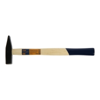Молоток слесарный ТУНДРА, квадратный боек, деревянная рукоятка, 200 г