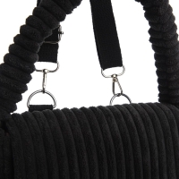 Сумка молодёжная на магните, цвет чёрный