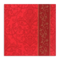 Новогодние салфетки бумажные Pero Prestige &laquo;Бордо&raquo;, 3 слоя, 33х33 см, 20 шт