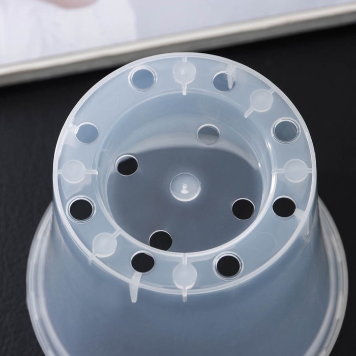 Кашпо для цветов со вставкой &laquo;Арте-Дея&raquo;, 1,25 л, цвет дымчатый