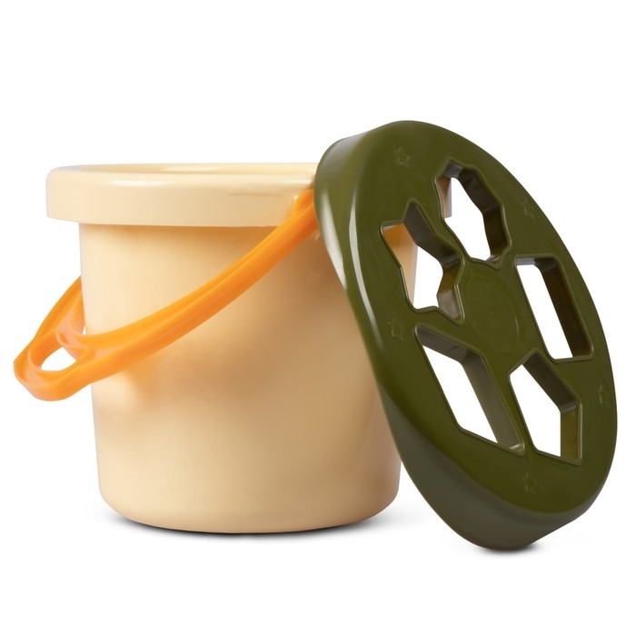 Песочный набор &mdash; сортёр, хаки-коричневый