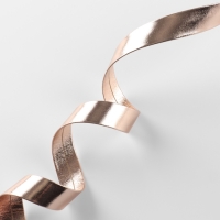 Косая бейка, кожзам, 15 мм &times; 10 &plusmn; 1 м, цвет песочный