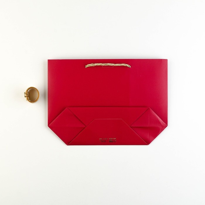 Пакет подарочный, упаковка, &laquo;Поздравляю&raquo;, 19 х 20 х 9 см