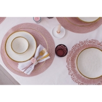 Кольцо керамическое для салфеток &laquo;Цветок&raquo;, 5,5&times;4,5&times;6,5 см, цвет розовый