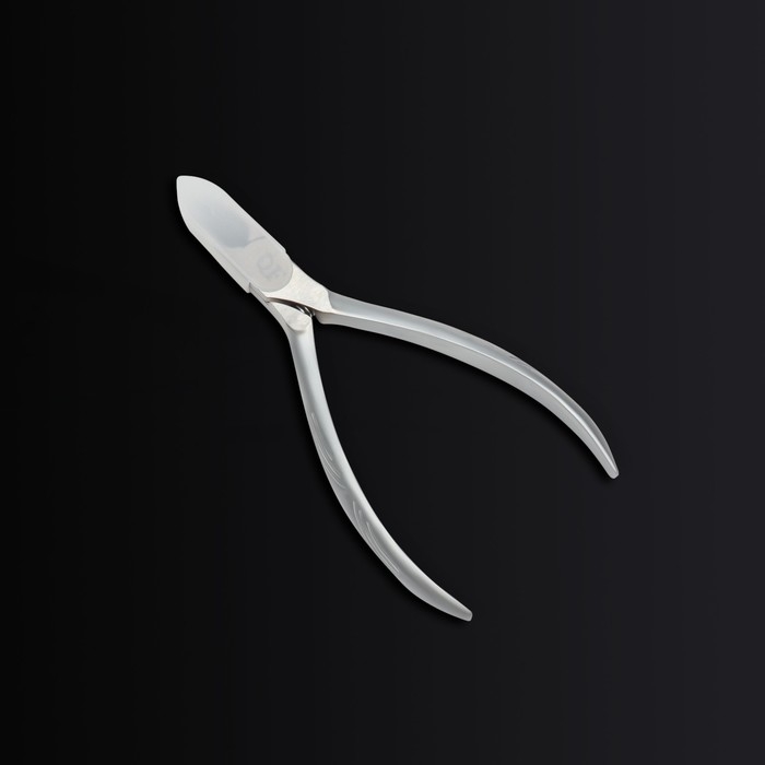 Кусачки педикюрные &laquo;Premium satin&raquo;, скрытая пружина, 10,9 см, длина лезвия - 16 мм, цвет серебристый