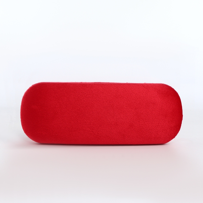 Футляр для очков на хлопушке, длина 16 см, цвет красный