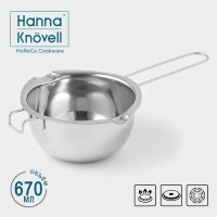 Миска из нержавеющей стали для водяной бани Hanna Kn&ouml;vell, 670 мл, 16&times;7 см