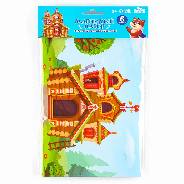 Набор развивающих магнитов. Театр по мотивам русской народной сказки &laquo;Теремок&raquo;