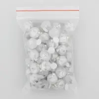 Светодиод для воздушного шара, круглый, цвет белый, пластик