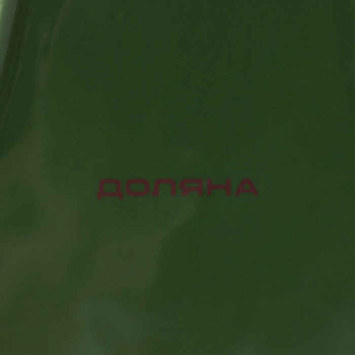 Блюдо сервировочное Доляна &laquo;Лист&raquo;, 25,8&times;24,7 см, цвет зелёный