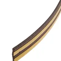 Уплотнитель резиновый ТУНДРА, профиль I, размер 9х2 мм, коричневый, в упаковке 10 м