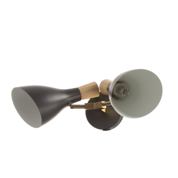 Бра "Марокко" 2хЕ27 40Вт черный 25х15х38см