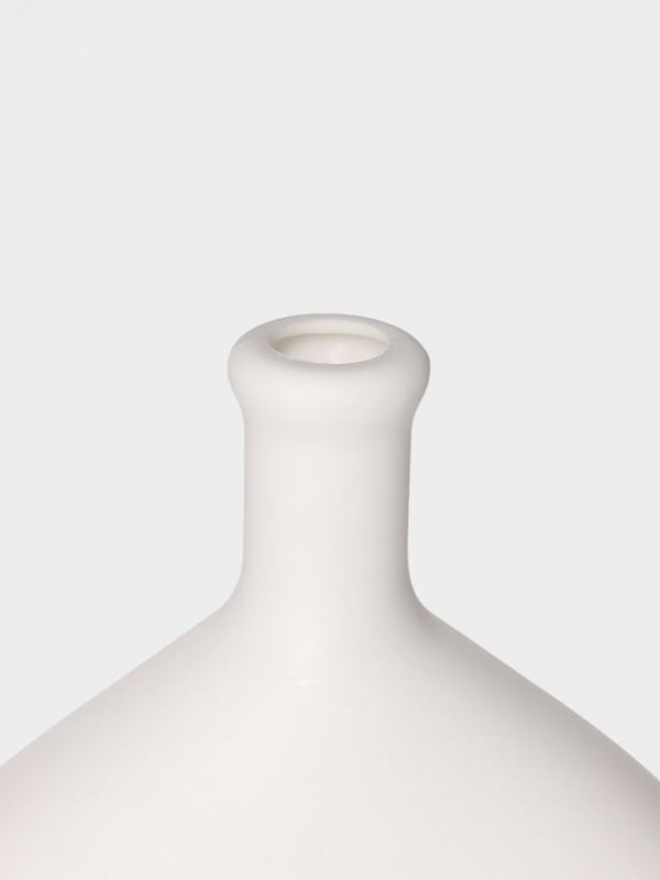 Ваза для цветов "Extension" 18,7х6,8х19,5 см, цвет белый