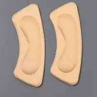 Пяткоудерживатели для обуви, на клеевой основе, 10&times;3.5 см, пара, бежевые