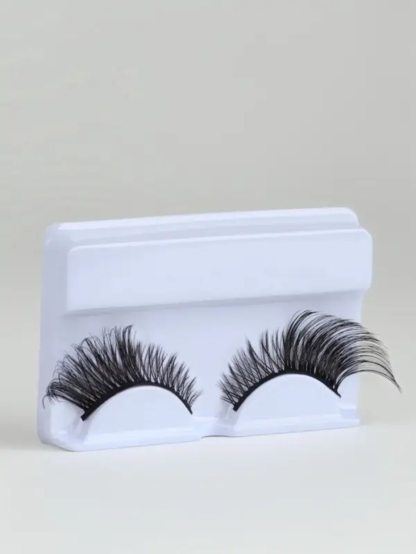 Ресницы накладные &laquo;Яркость&raquo;, 5-20 мм, без клея, чёрные