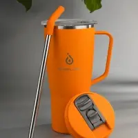 Термостакан Kasumigaoka, оранжевый