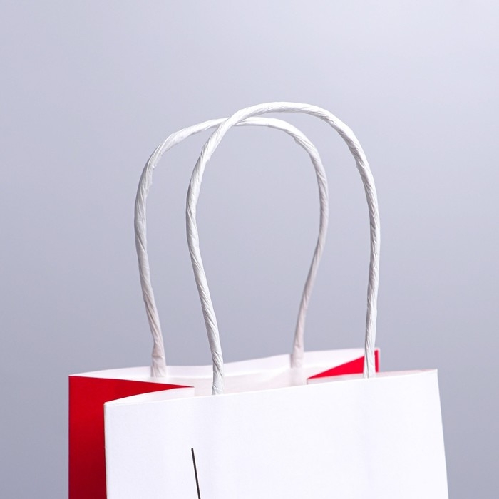 Пакет подарочный крафтовый, упаковка, &laquo;Love&raquo;, 12 х 21 х 9 см