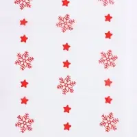 Бумага упаковочная тишью "Снежинки со звездами", 50 х 66 см