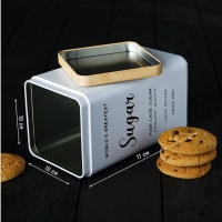 Банка для сахара &laquo;Сайнс&raquo;, 18&times;10 см, цвет белый