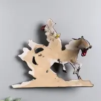 Панно "Две лошади" 22х19х4 см