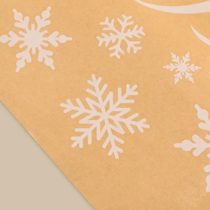 Наклейки новогодние на окна &laquo;С Новым годом&raquo;, многоразовые, 50 х 70 см