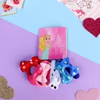 Резинки для волос &laquo;Бантик&raquo;, набор 6 шт., горошек