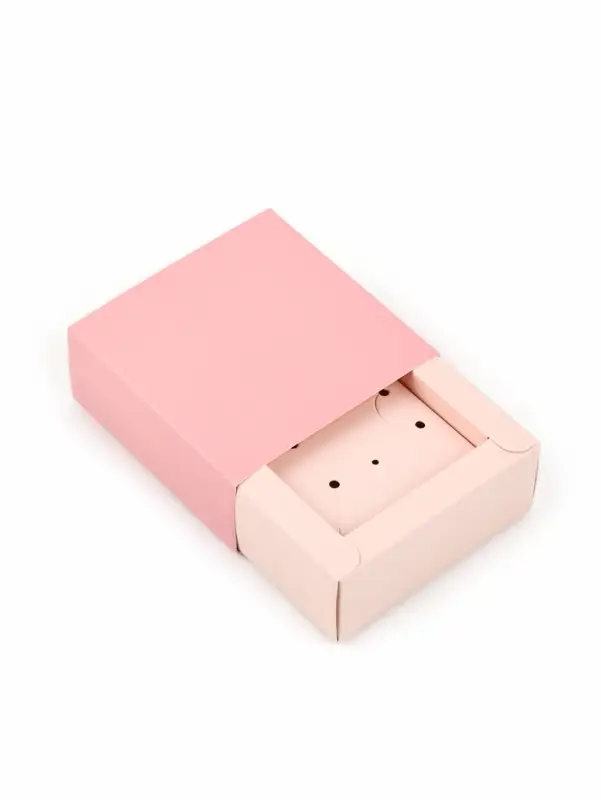 Коробка под бижутерию &laquo;Розово-бежевая&raquo;, 7.5 х 7.5 х 3 см