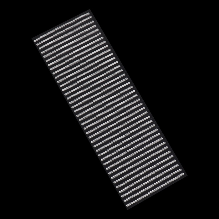 Стразы клеев круг для ногтей подлож 27*9,5cм d3мм серебр пакет накл QF