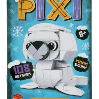 UNICON Конструктор "Pixi", тюлень, 108 деталей