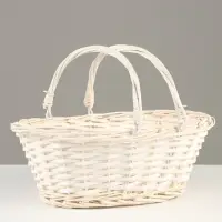 Корзинка с подвижными ручками, 32 х 25 х 13 см, ива