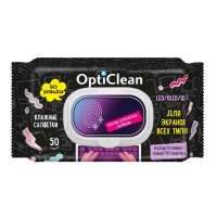 Салфетки влажные &laquo;OptiClean&raquo; для экранов, 50 шт