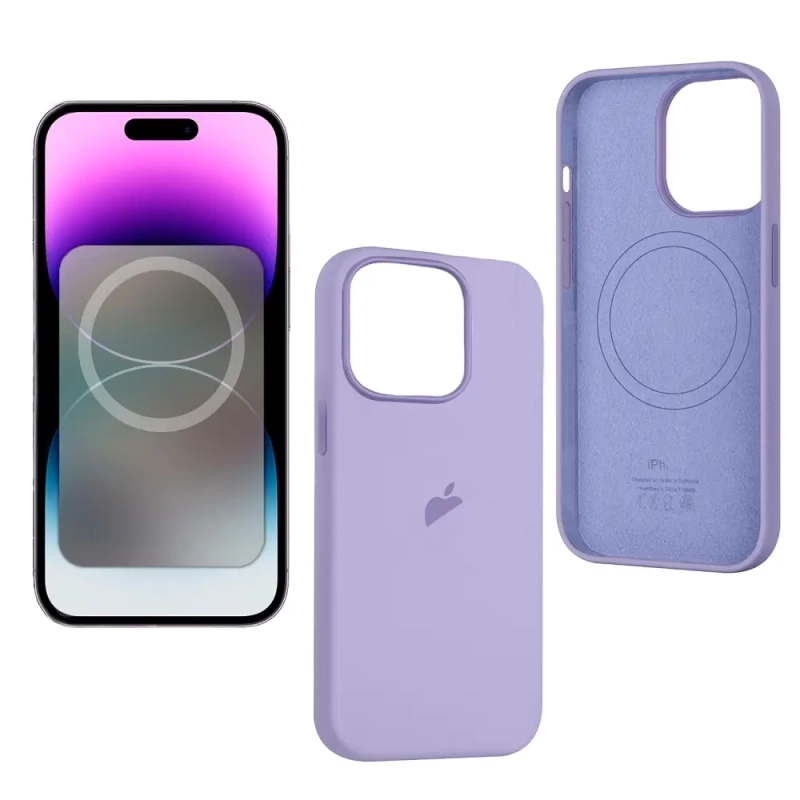 Чехол iPh 14 Pro Silicon Case 100% ORG Lilac