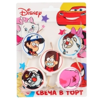 Свеча для торта "С Днем Рождения!", 5 штук, Гравити Фолз
