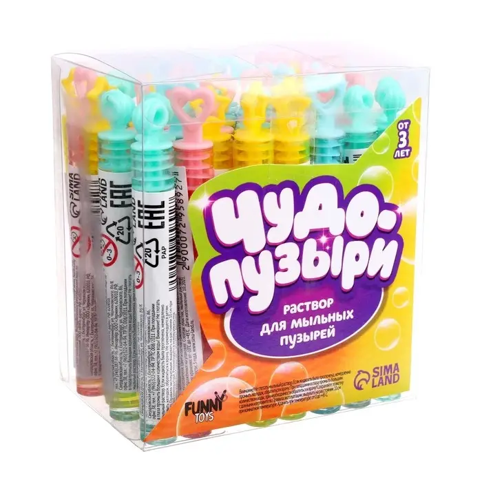Мыльные нелопающиеся пузыри &laquo;Разные формы&raquo;, Микс, 5 мл