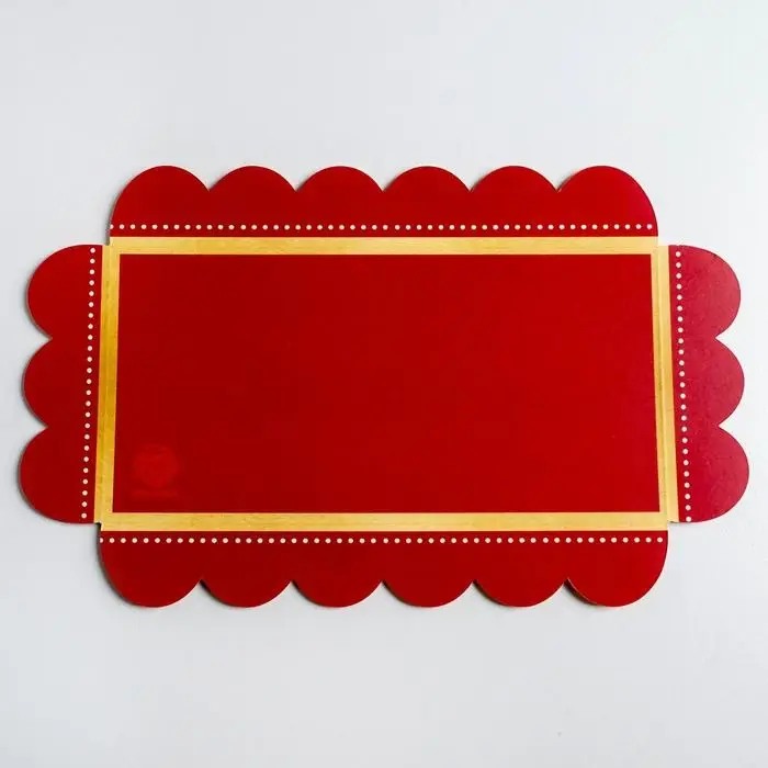 Коробка для кондитерских изделий с PVC крышкой &laquo;Удачного Нового года&raquo;, 10.5 х 21 х 3 см