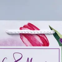 Пакет подарочный ламинированный, упаковка, &laquo;8 марта&raquo;, S 12 х 15 х 5.5 см