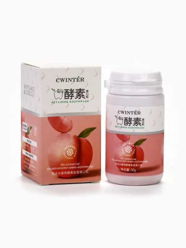 Зубная паста с энзимами и персиком, 50 г