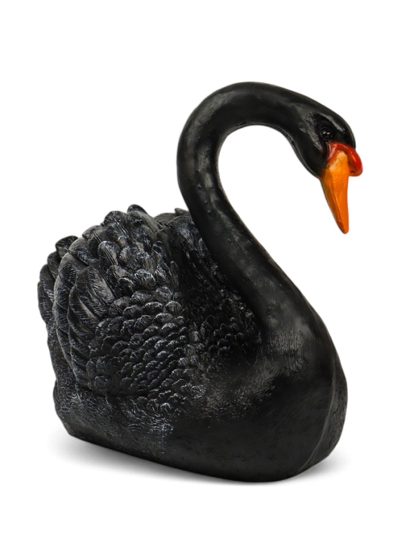 Садовая фигура из полистоуна &laquo;Лебедь&raquo;, 34&times;25&times;40 см
