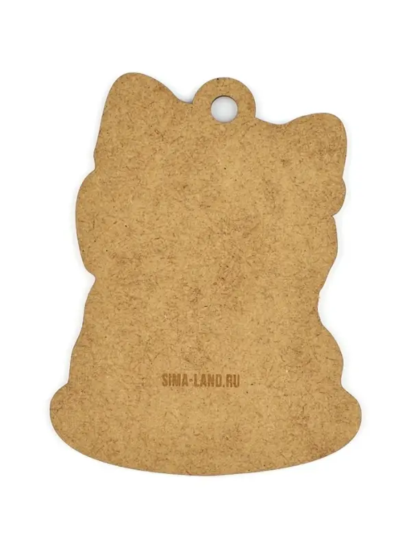 Подвеска деревянная на масленицу &laquo;Котик&raquo;, 10&times;13 см