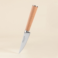 Нож кухонный овощной SL Home &laquo;Калабрия&raquo;, нержавеющая сталь, 8,5 см, бежевый