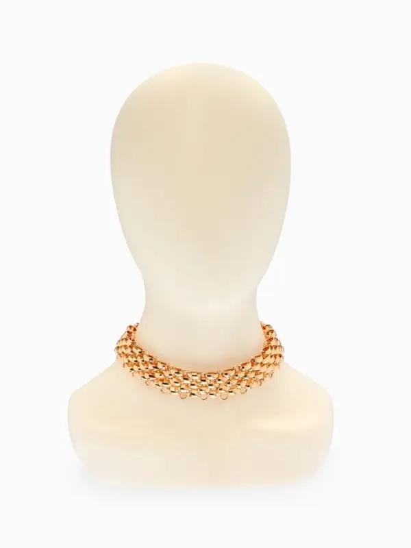 Колье-чокер "Кальчуга", цвет золото