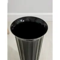 Ваза &laquo;Цветочная&raquo;, 17 л, d=29 см, h=52 см, пластиковая, чёрная