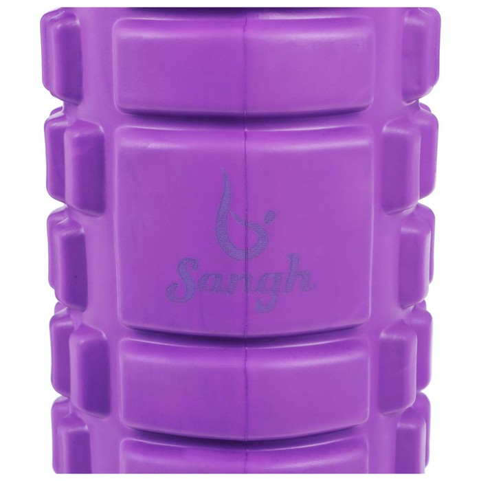 Ролик массажный Sangh, 45х14 см, цвет фиолетовый