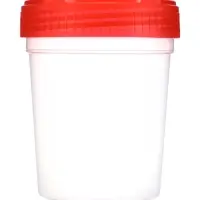 Контейнер для биоматериалов 120 мл, завинчивающаяся крышка, матовое окно, индивидуальная упаковка