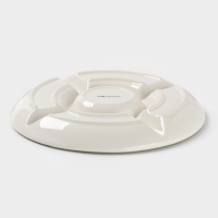 Менажница Доляна "Цветы" цвет белый  5 ячеек 25,5х3 см