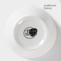 Банки для хранения сыпучих продуктов с ложками на бамбуковой подставке BellaTenero, 7 предметов: 3 банки 150 мл, 3 ложки, фарфоровая, цвет белый