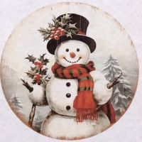 Набор декупажных карт 4 шт &laquo;Новогодние шары&raquo;, плотность 45 гр/м2, формат А4