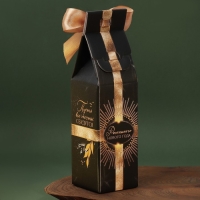 Свечи в стакане новогодние &laquo;Новый год: Благополучия в Новом году&raquo;, набор, 2 шт., аромат еловые шишки